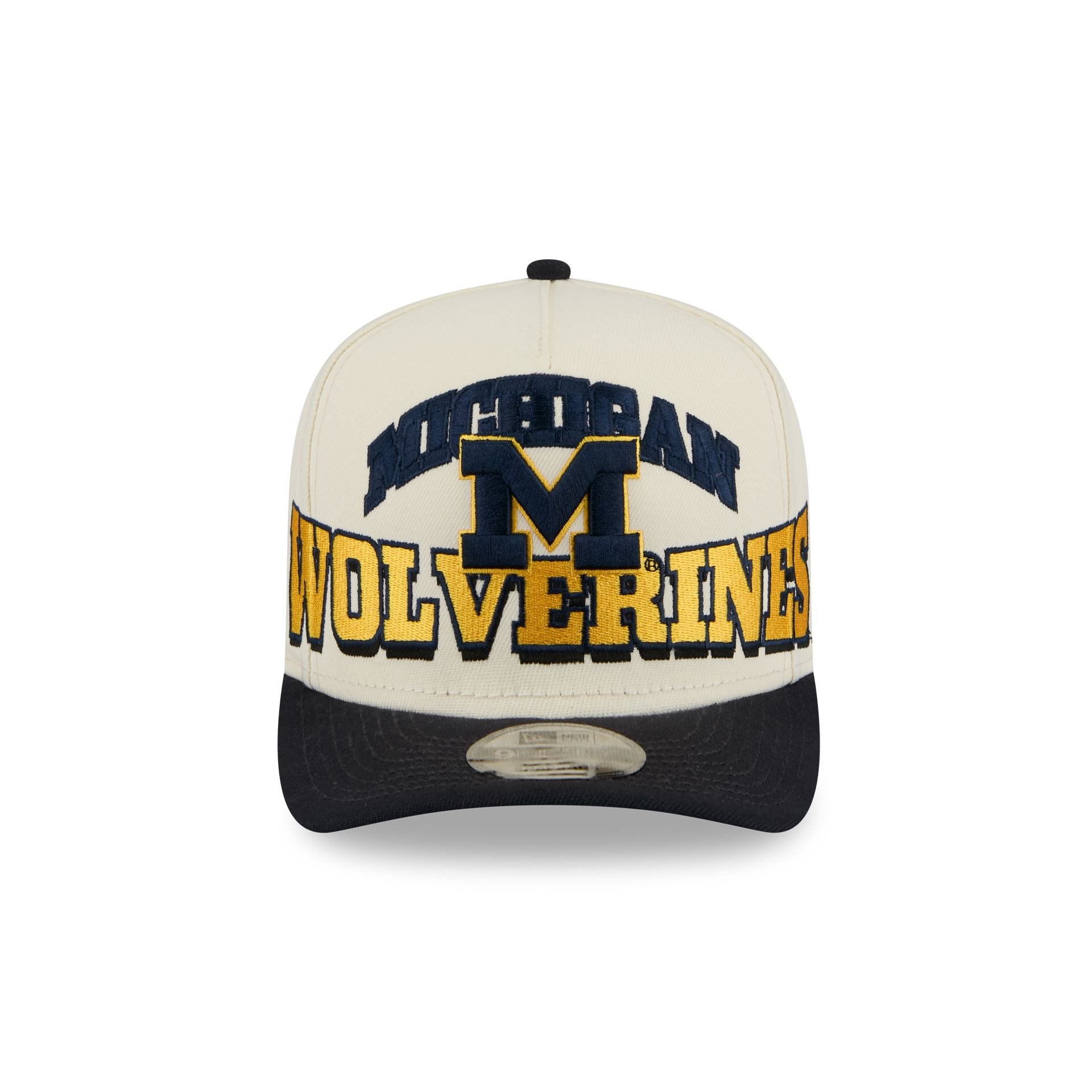 Michigan Wolverines March Madness Chrome 9FIFTY A-Frame Snapback Hat