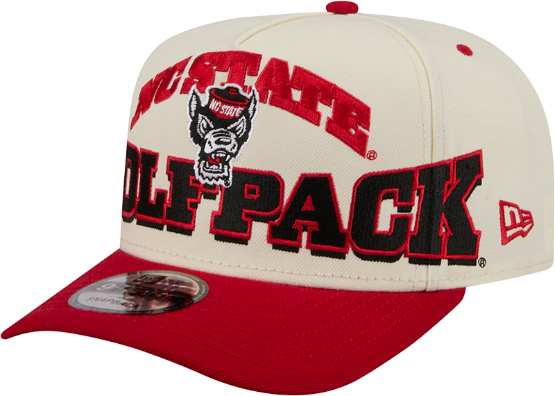 NC State Wolfpack March Madness Chrome 9FIFTY A-Frame Snapback Hat
