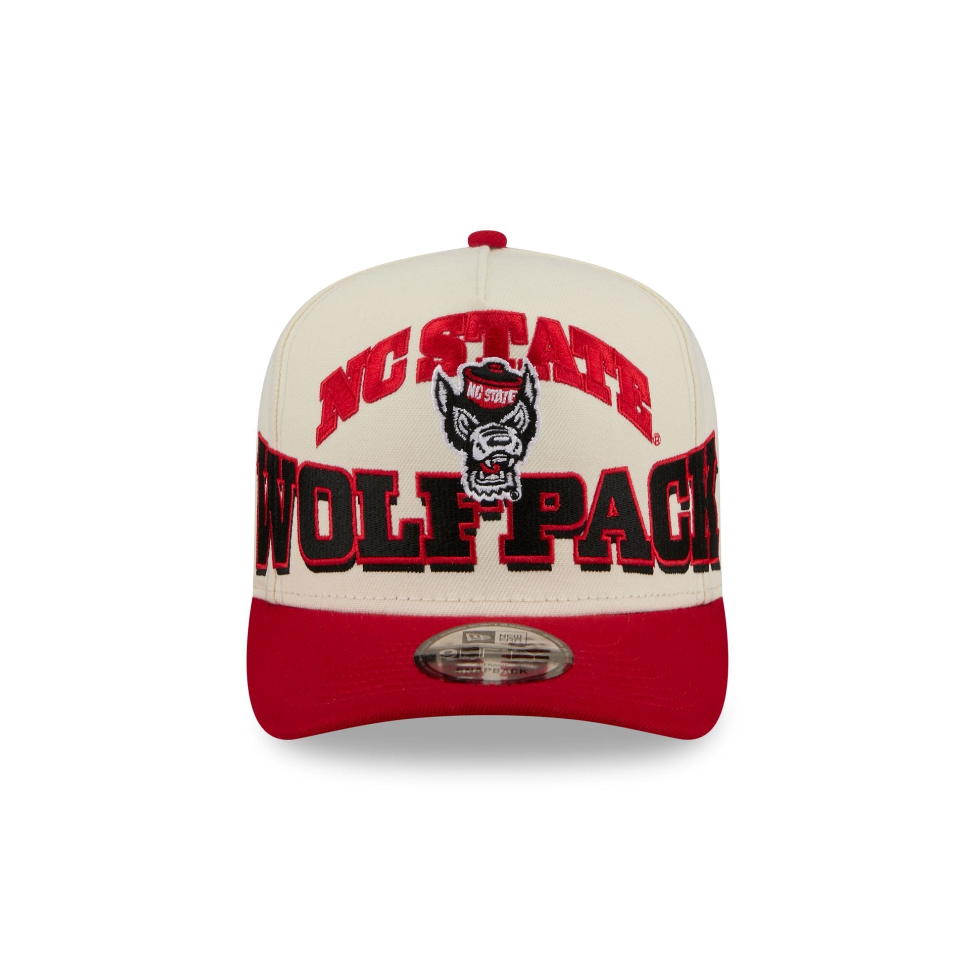 NC State Wolfpack March Madness Chrome 9FIFTY A-Frame Snapback Hat