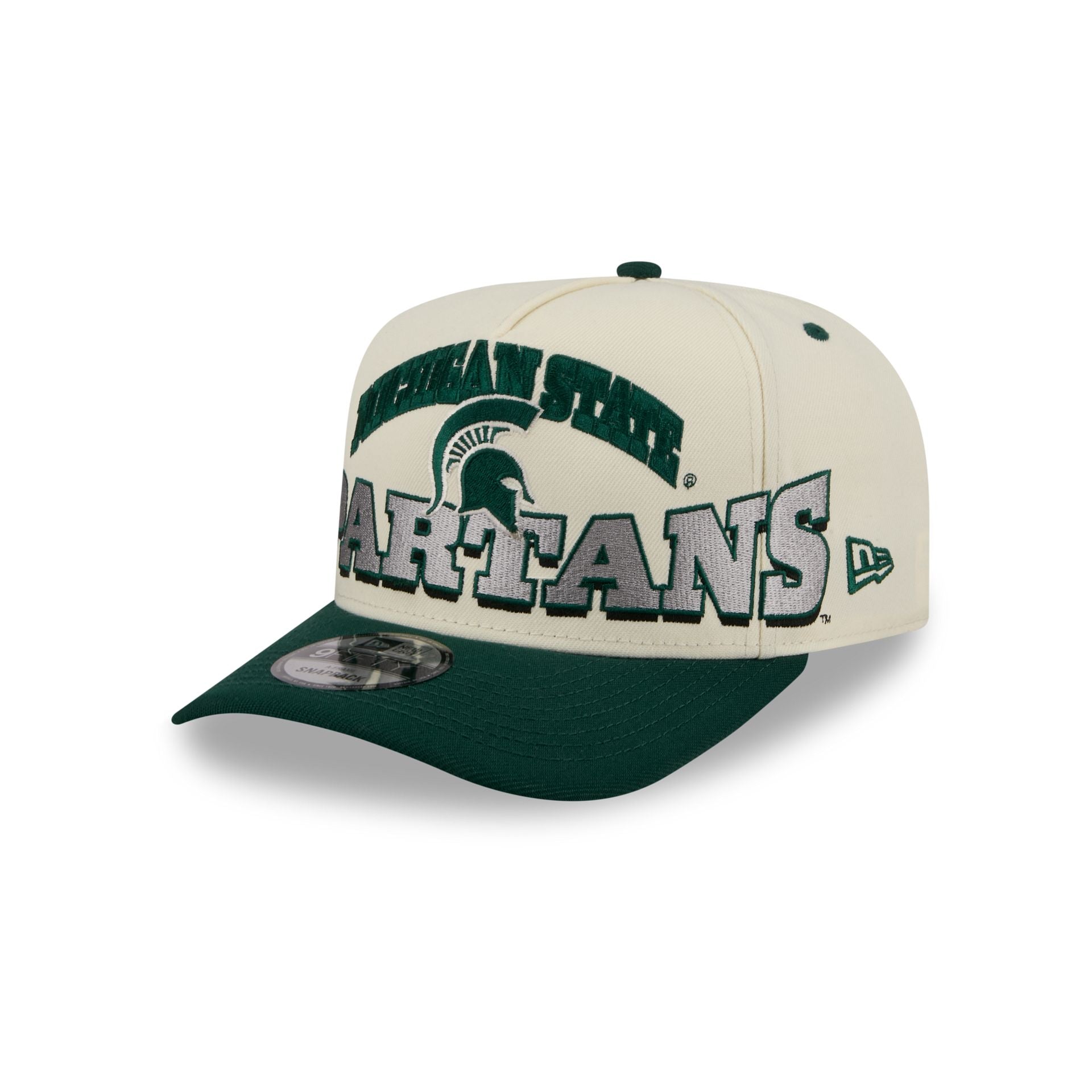 Michigan State Spartans March Madness Chrome 9FIFTY A-Frame Snapback Hat