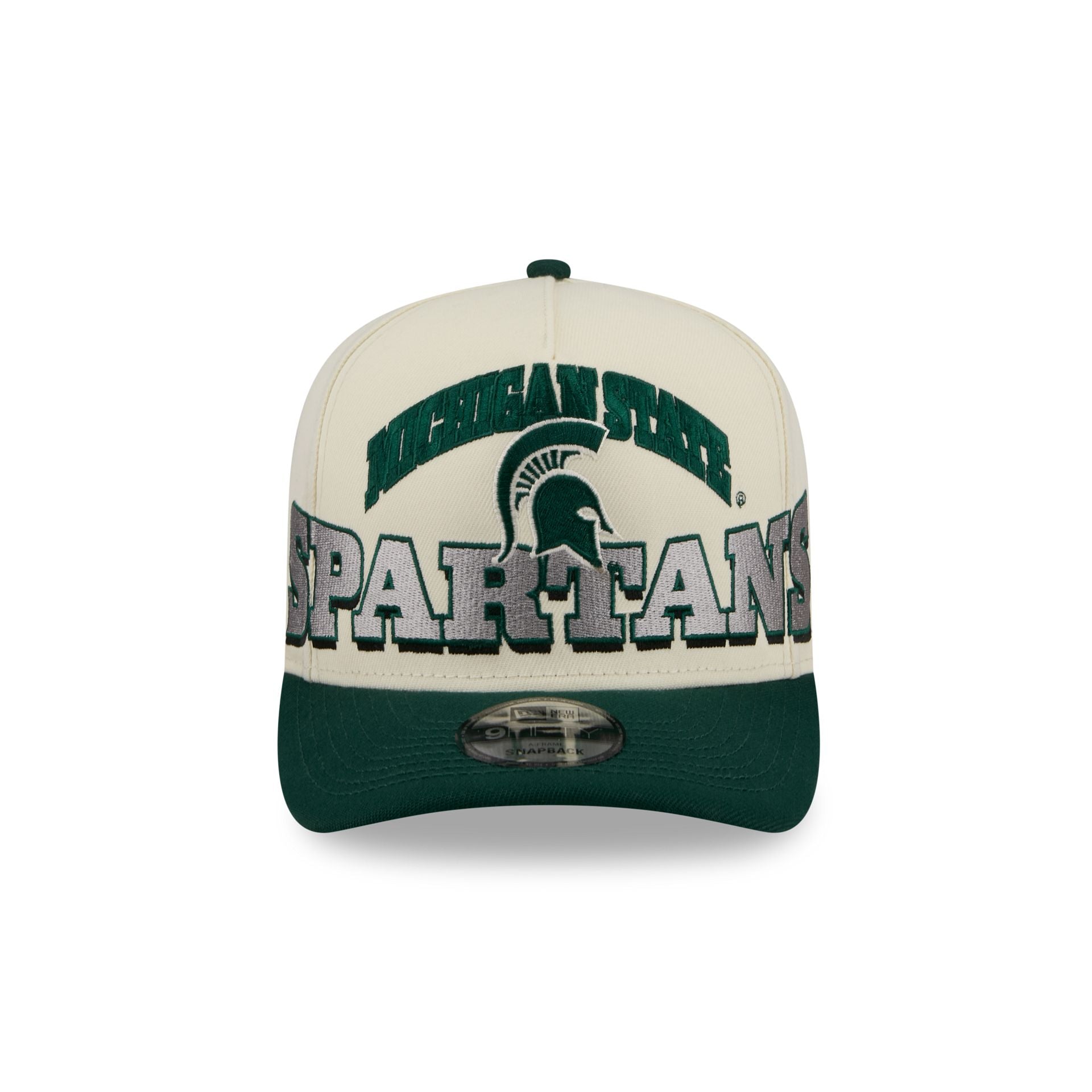 Michigan State Spartans March Madness Chrome 9FIFTY A-Frame Snapback Hat