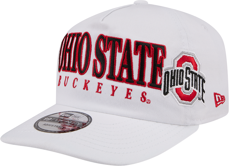 Ohio State Buckeyes March Madness White 19TWENTY Snapback Hat