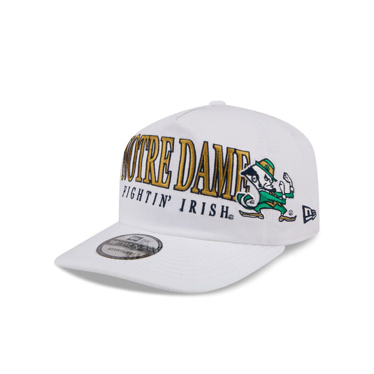 Notre Dame Fighting Irish March Madness White 19TWENTY Snapback Hat - New Era Cap