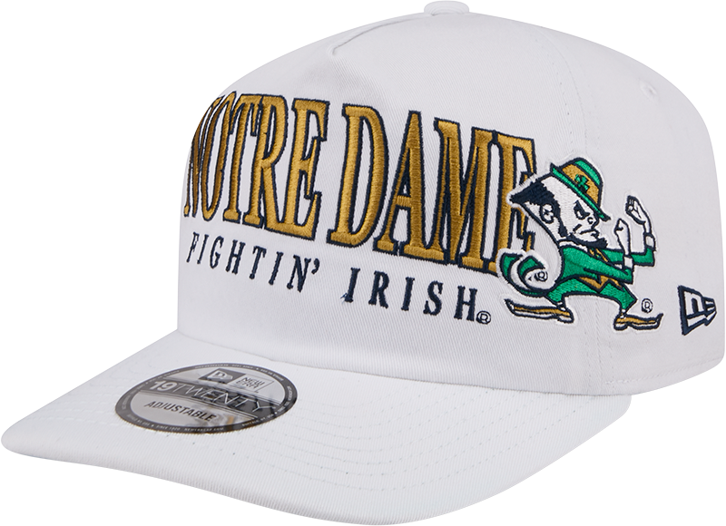 Notre Dame Fighting Irish March Madness White 19TWENTY Snapback Hat