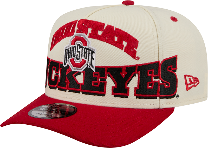 Ohio State Buckeyes March Madness Chrome 9FIFTY A-Frame Snapback Hat