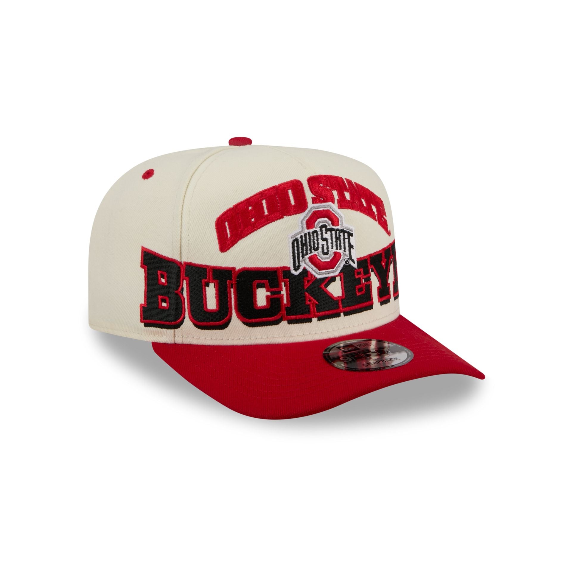 Ohio State Buckeyes March Madness Chrome 9FIFTY A-Frame Snapback Hat