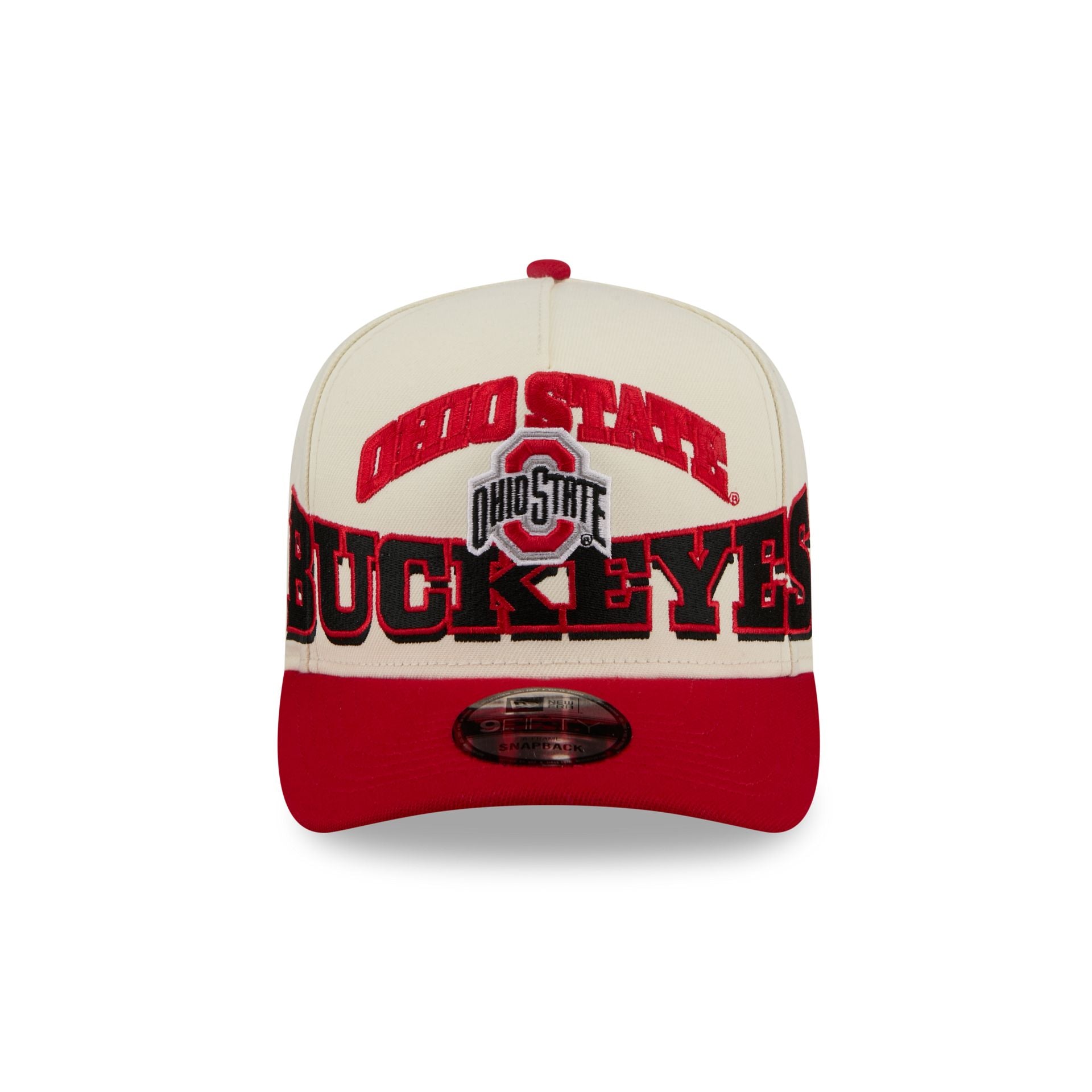 Ohio State Buckeyes March Madness Chrome 9FIFTY A-Frame Snapback Hat