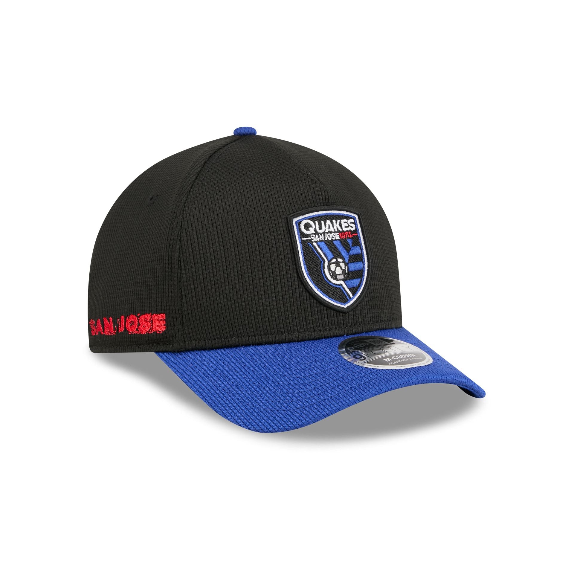 San Jose Earthquakes 2026 Jersey Hook 9FORTY M-Crown A-Frame Snapback Hat