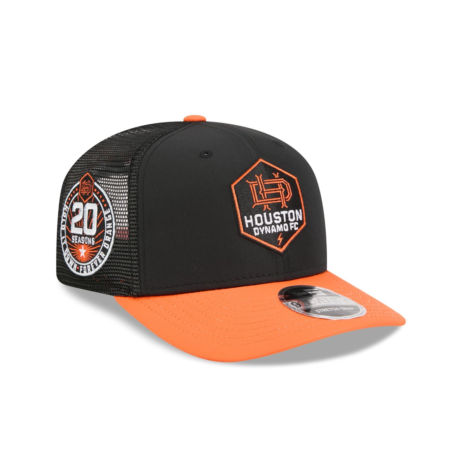 Houston Dynamo 2026 Jersey Hook 9SEVENTY Trucker Hat