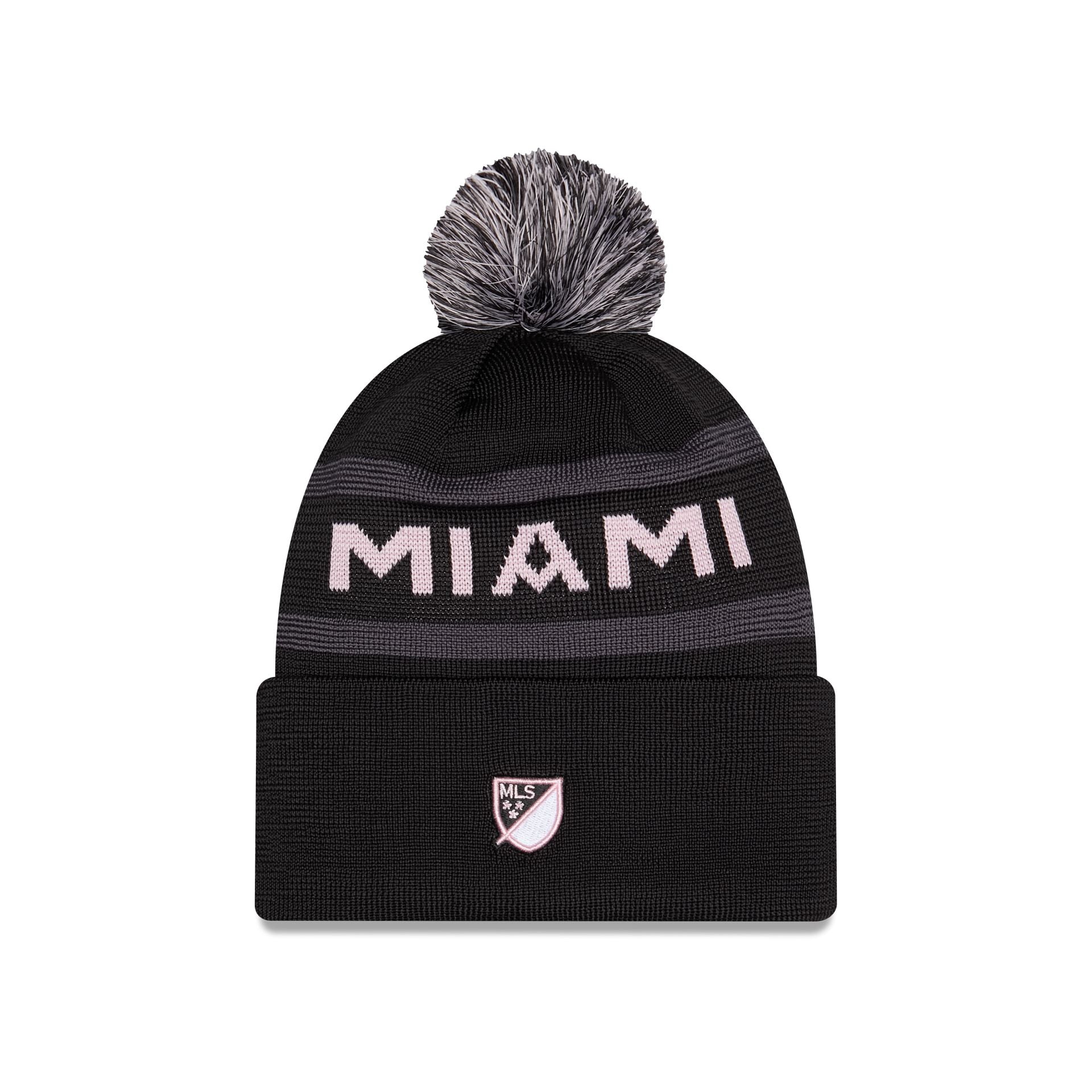 Inter Miami 2026 Jersey Hook Pom Knit Hat