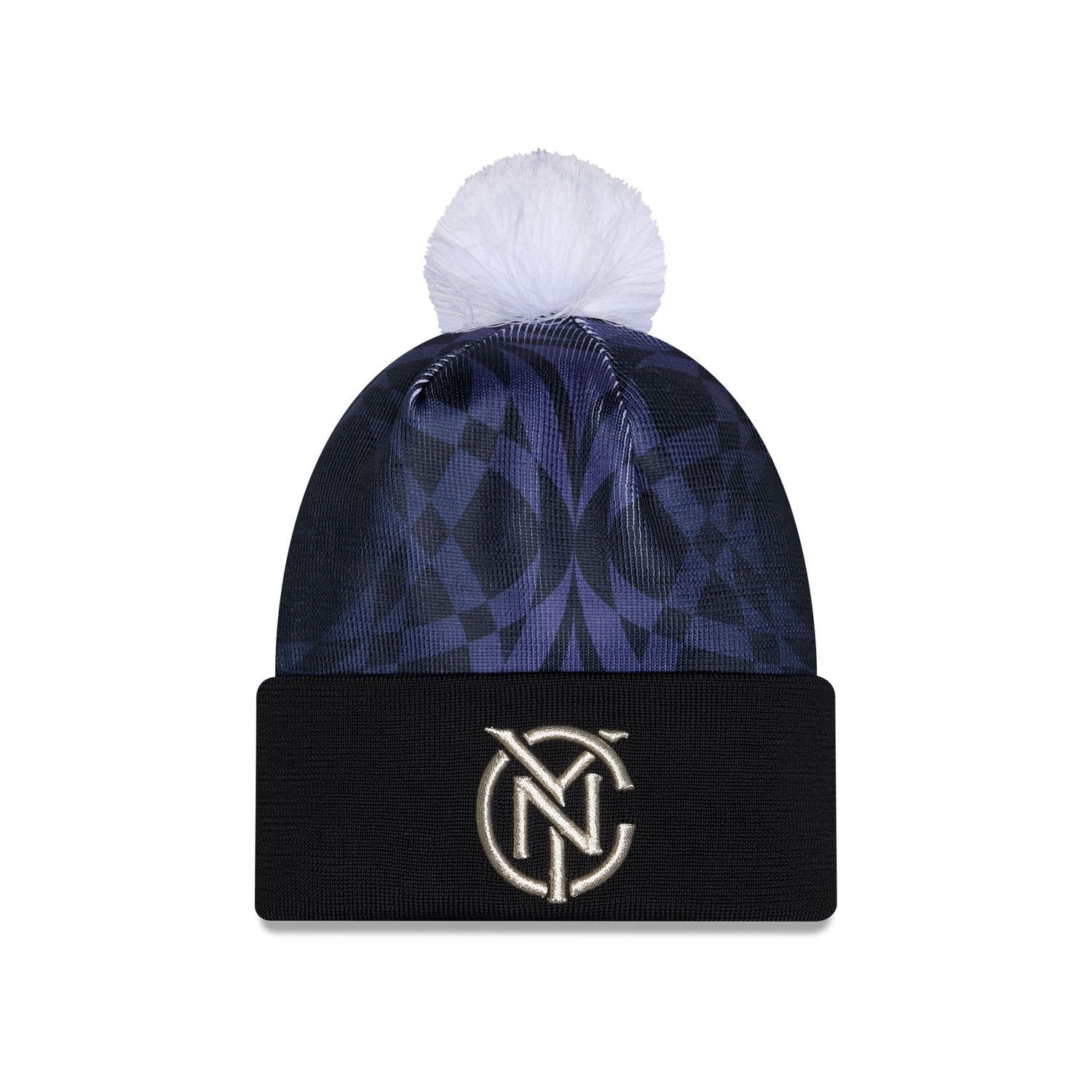 New York City FC 2026 Jersey Hook Pom Knit Hat