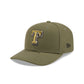 Texas Rangers Armed Forces Day 2026 9SEVENTY Stretch-Snap Hat