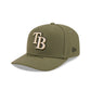 Tampa Bay Rays Armed Forces Day 2026 9SEVENTY Stretch-Snap Hat
