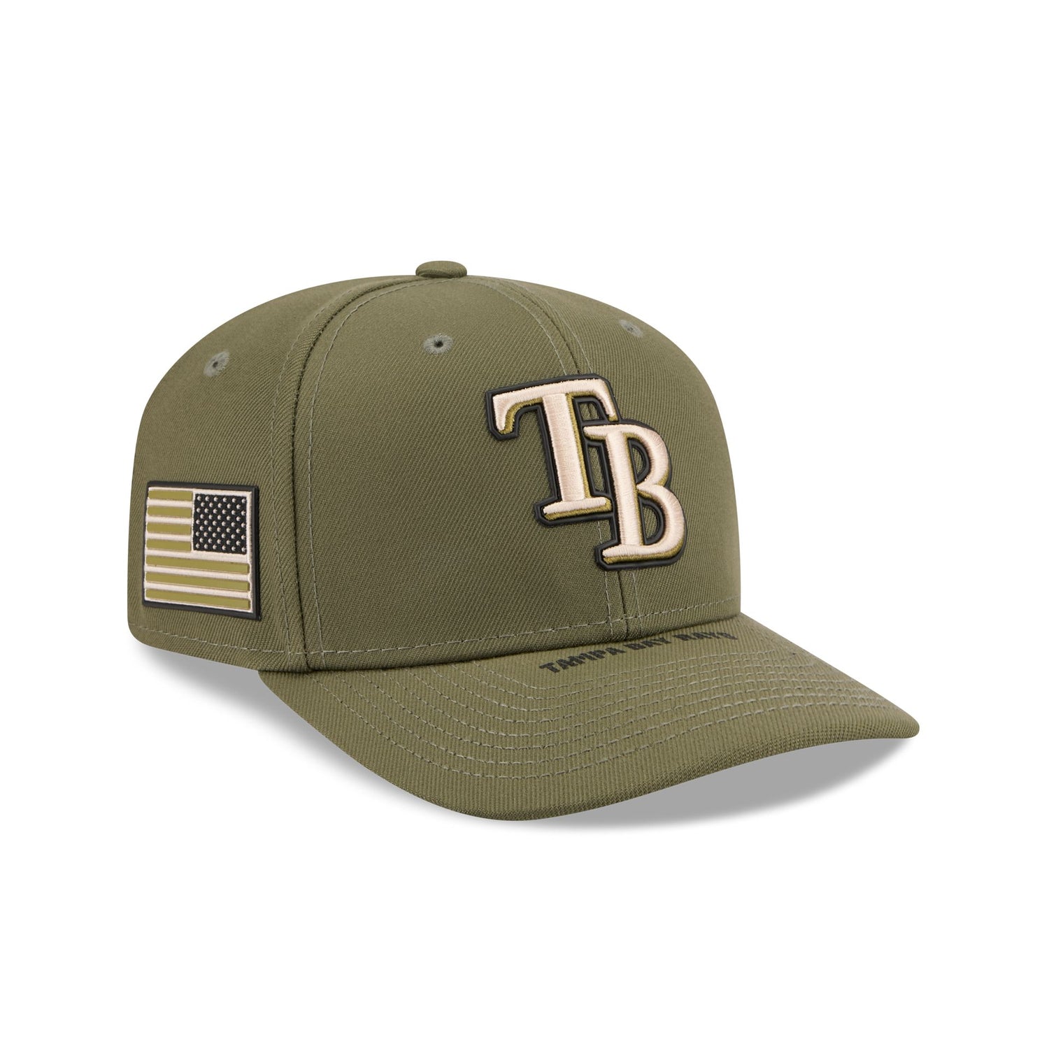 Tampa Bay Rays Armed Forces Day 2026 9SEVENTY Stretch-Snap Hat