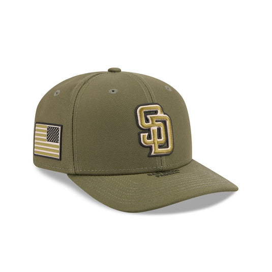 San Diego Padres Armed Forces Day 2026 9SEVENTY Stretch-Snap Hat - New Era Cap