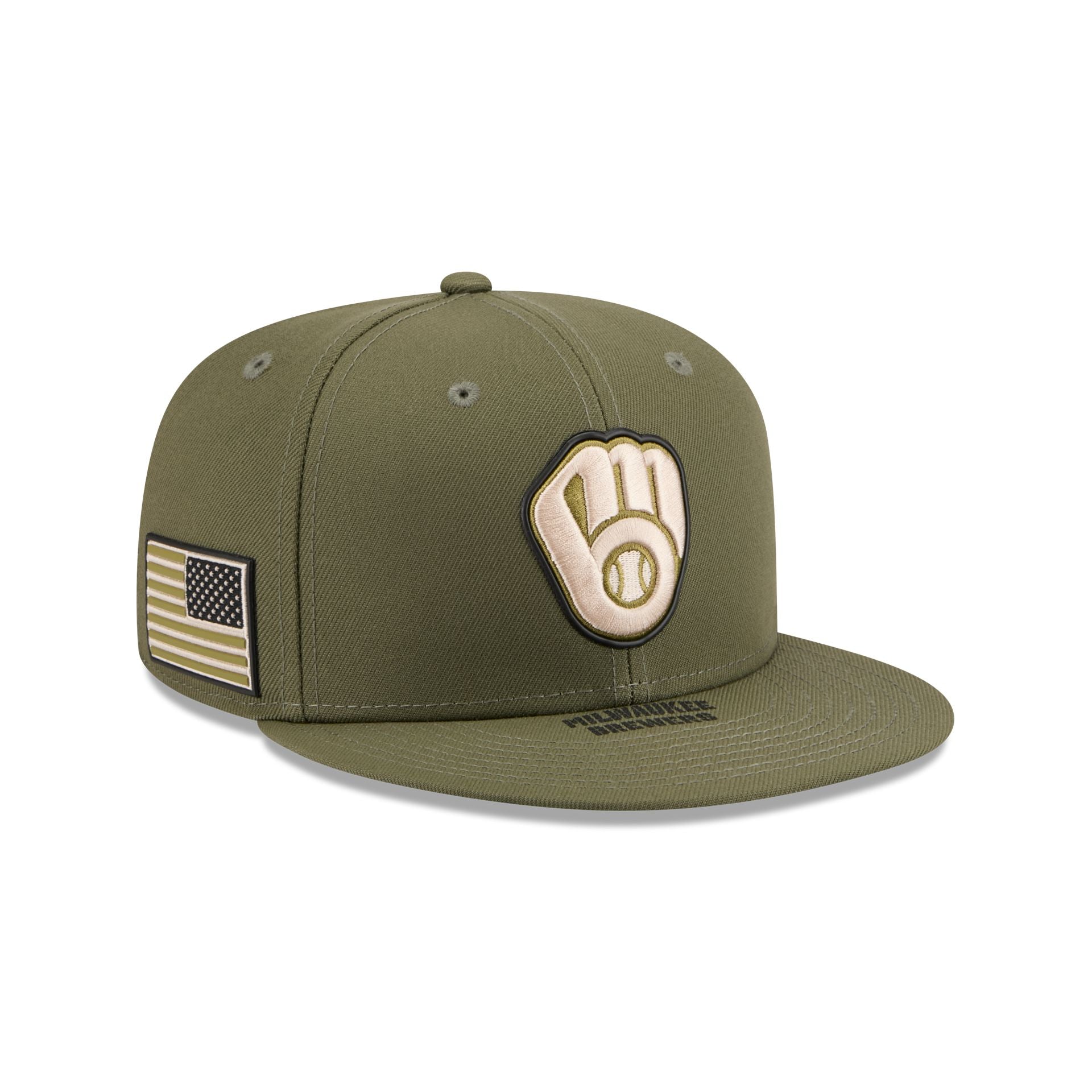 Milwaukee Brewers Armed Forces Day 2026 9FIFTY Snapback Hat