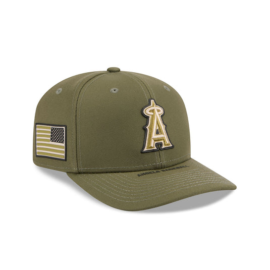 Los Angeles Angels Armed Forces Day 2026 9SEVENTY Stretch-Snap Hat - New Era Cap