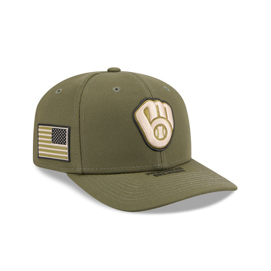 Milwaukee Brewers Armed Forces Day 2026 9SEVENTY Stretch-Snap Hat - New Era Cap