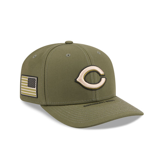Cincinnati Reds Armed Forces Day 2026 9SEVENTY Stretch-Snap Hat - New Era Cap