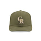 Colorado Rockies Armed Forces Day 2026 9SEVENTY Stretch-Snap Hat