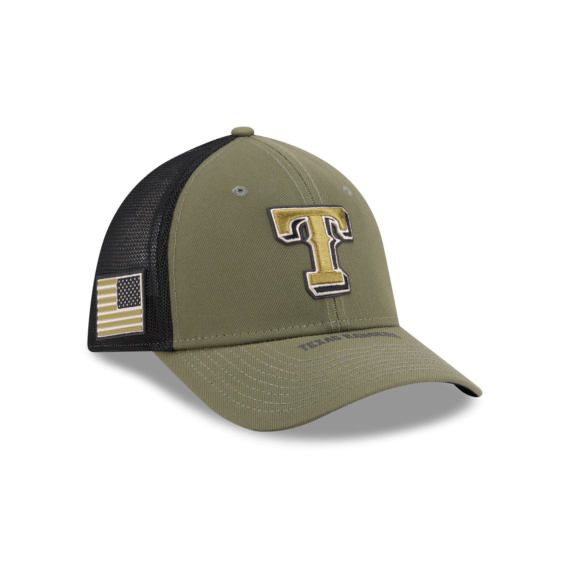 Texas Rangers Armed Forces Day 2026 39THIRTY M-Crown Stretch Fit