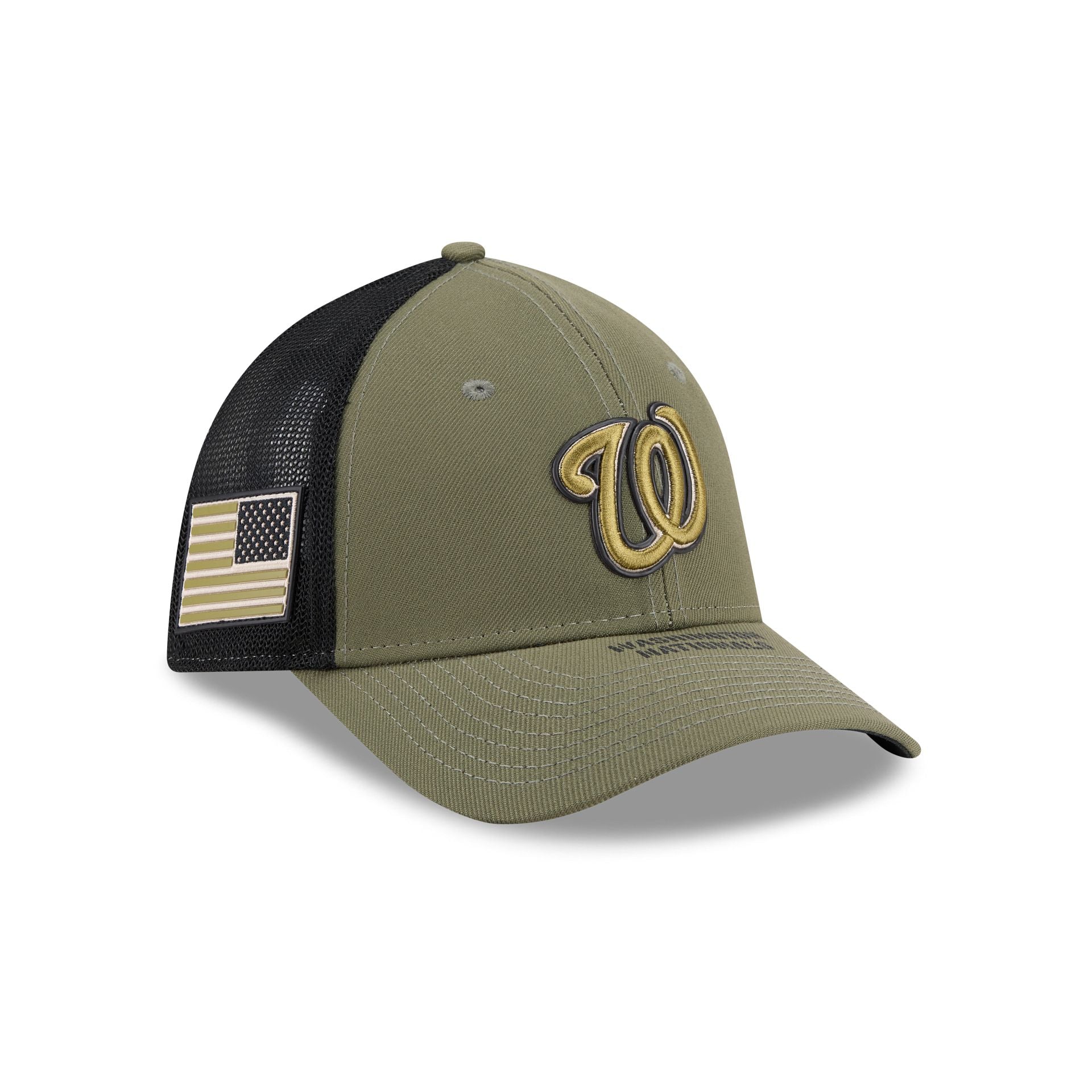Washington Nationals Armed Forces Day 2026 39THIRTY M-Crown Stretch Fit Hat