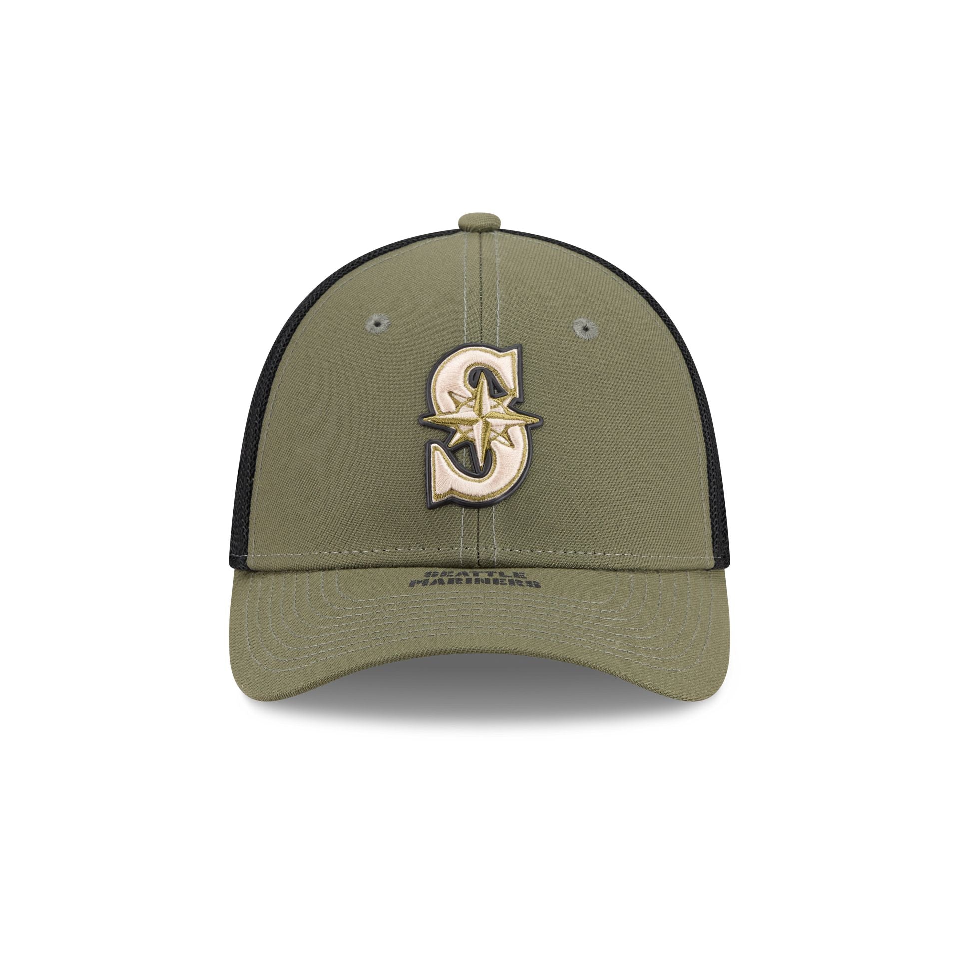 Seattle Mariners Armed Forces Day 2026 39THIRTY M-Crown Stretch Fit Hat