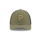 Pittsburgh Pirates Armed Forces Day 2026 39THIRTY M-Crown Stretch Fit Hat