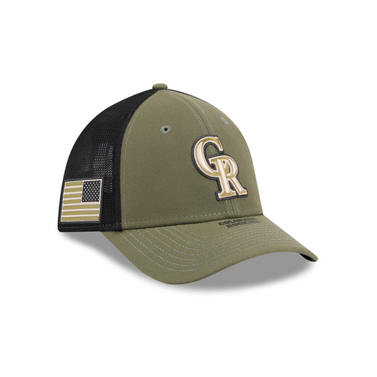 Colorado Rockies Armed Forces Day 2026 39THIRTY M-Crown Stretch Fit Hat - New Era Cap