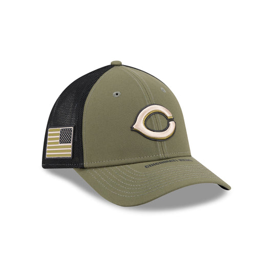 Cincinnati Reds Armed Forces Day 2026 39THIRTY M-Crown Stretch Fit Hat - New Era Cap