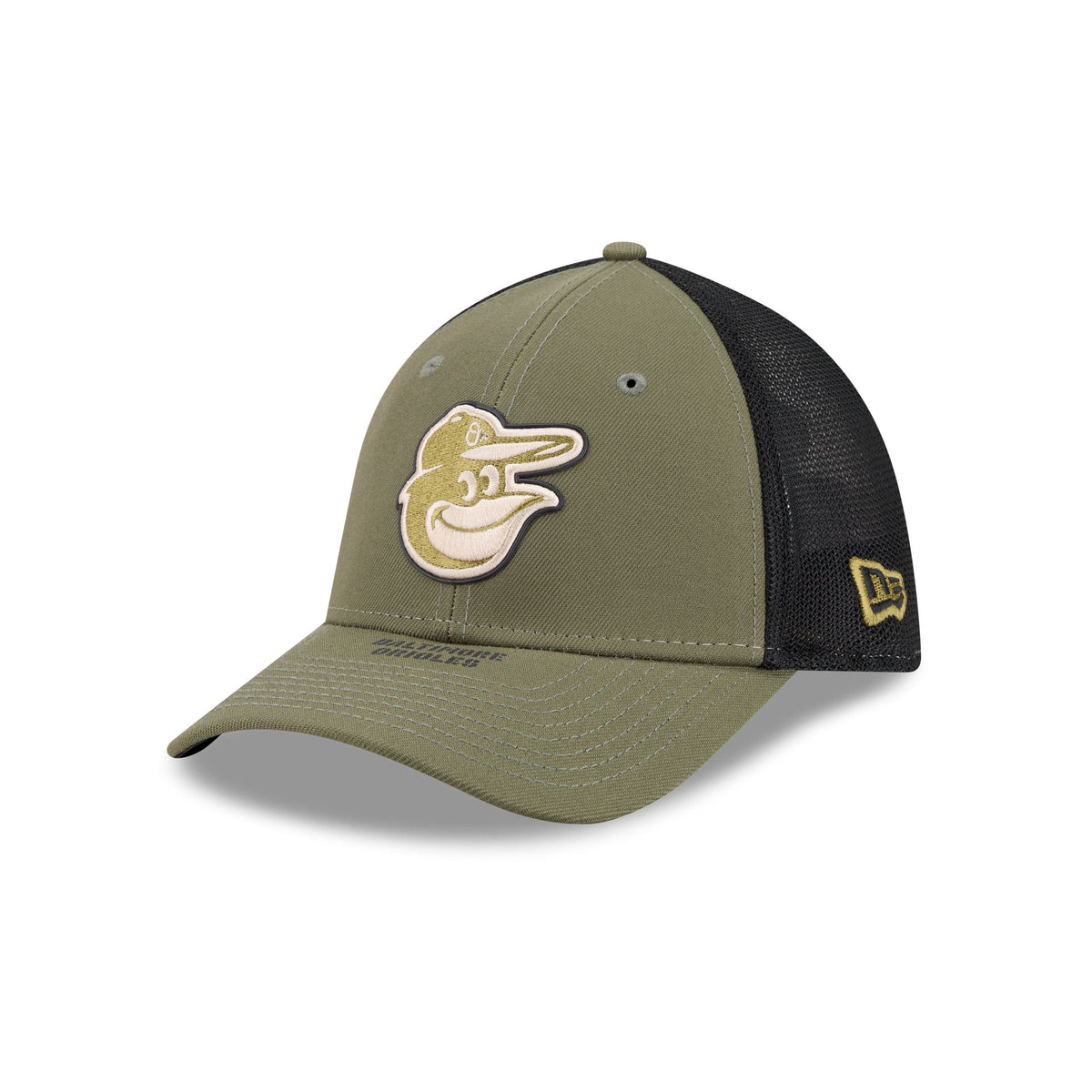 Baltimore Orioles Armed Forces Day 2026 39THIRTY M-Crown Stretch Fit Hat