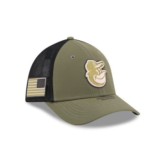 Baltimore Orioles Armed Forces Day 2026 39THIRTY M-Crown Stretch Fit Hat - New Era Cap
