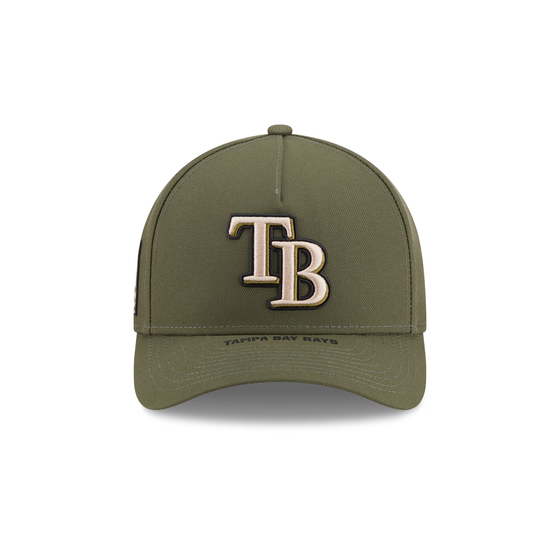 Tampa Bay Rays Armed Forces Day 2026 9FORTY M-Crown A-Frame Snapback Hat