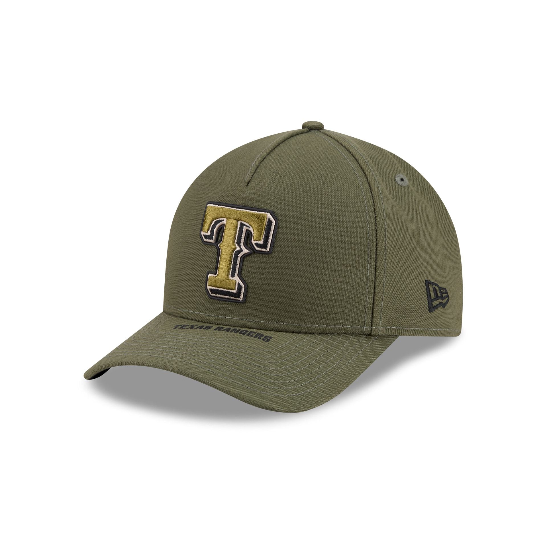 Texas Rangers Armed Forces Day 2026 9FORTY M-Crown A-Frame Snapback Hat