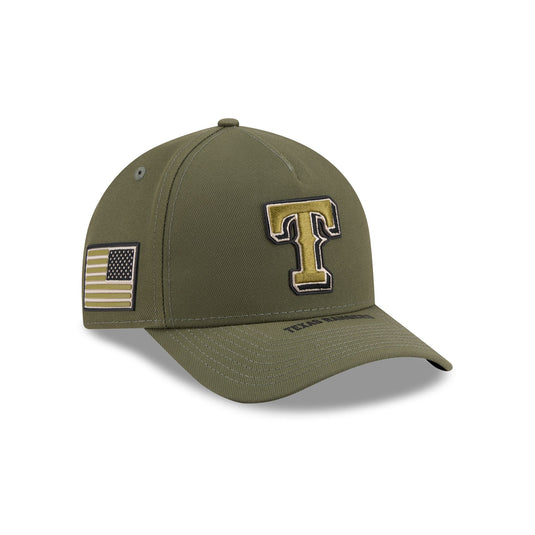 Texas Rangers Armed Forces Day 2026 9FORTY M-Crown A-Frame Snapback Hat - New Era Cap