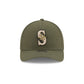 Seattle Mariners Armed Forces Day 2026 9FORTY M-Crown A-Frame Snapback Hat