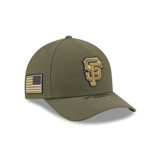 San Francisco Giants Armed Forces Day 2026 9FORTY M-Crown A-Frame Snapback Hat - New Era Cap