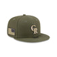 Colorado Rockies Armed Forces Day 2026 9FIFTY Snapback Hat