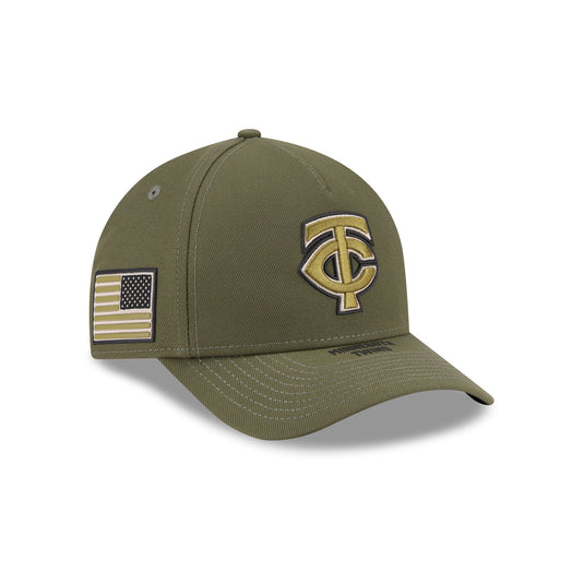 Minnesota Twins Armed Forces Day 2026 9FORTY M-Crown A-Frame Snapback Hat - New Era Cap
