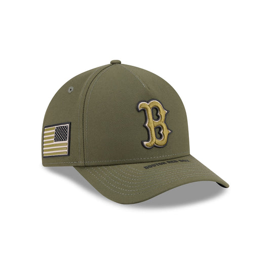 Boston Red Sox Armed Forces Day 2026 9FORTY M-Crown A-Frame Snapback Hat - New Era Cap