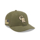 Colorado Rockies Armed Forces Day 2026 Low Profile 59FIFTY Fitted Hat