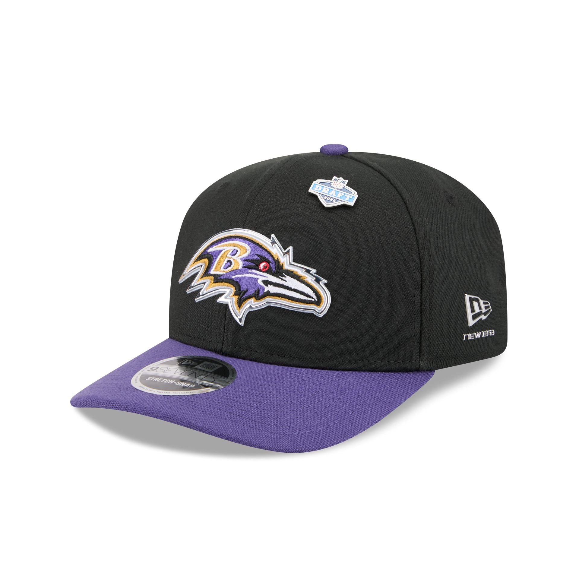 Baltimore Ravens 2026 Draft 9SEVENTY Stretch-Snap Hat – New Era Cap
