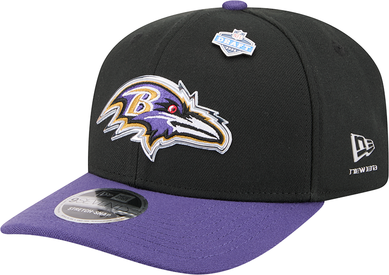 Baltimore Ravens 2026 Draft 9SEVENTY Stretch-Snap Hat
