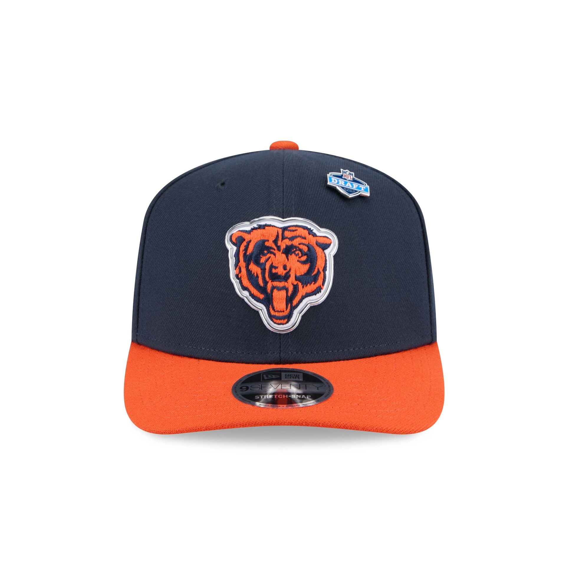 Chicago Bears 2026 Draft 9SEVENTY Stretch-Snap Hat – New Era Cap