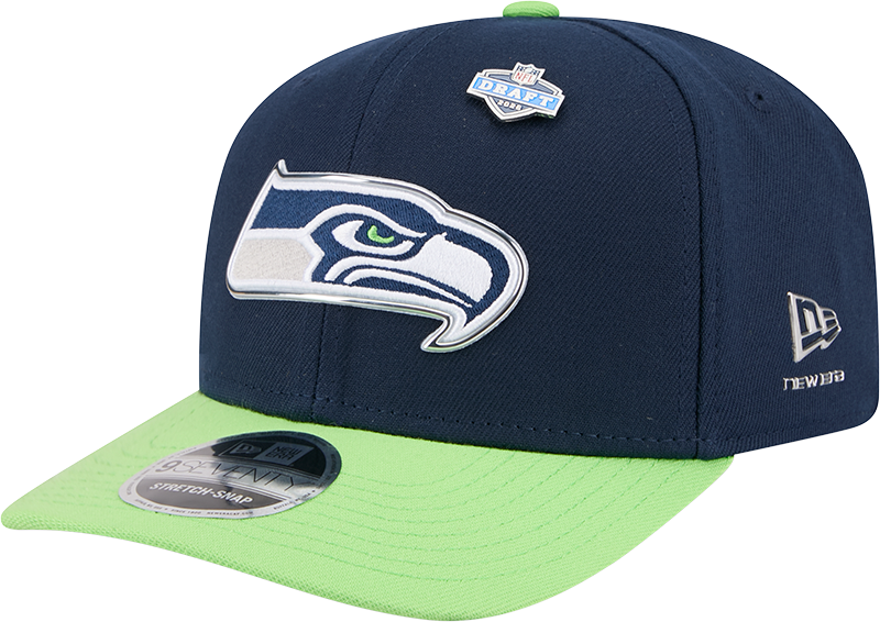 Seattle Seahawks 2026 Draft 9SEVENTY Stretch-Snap Hat