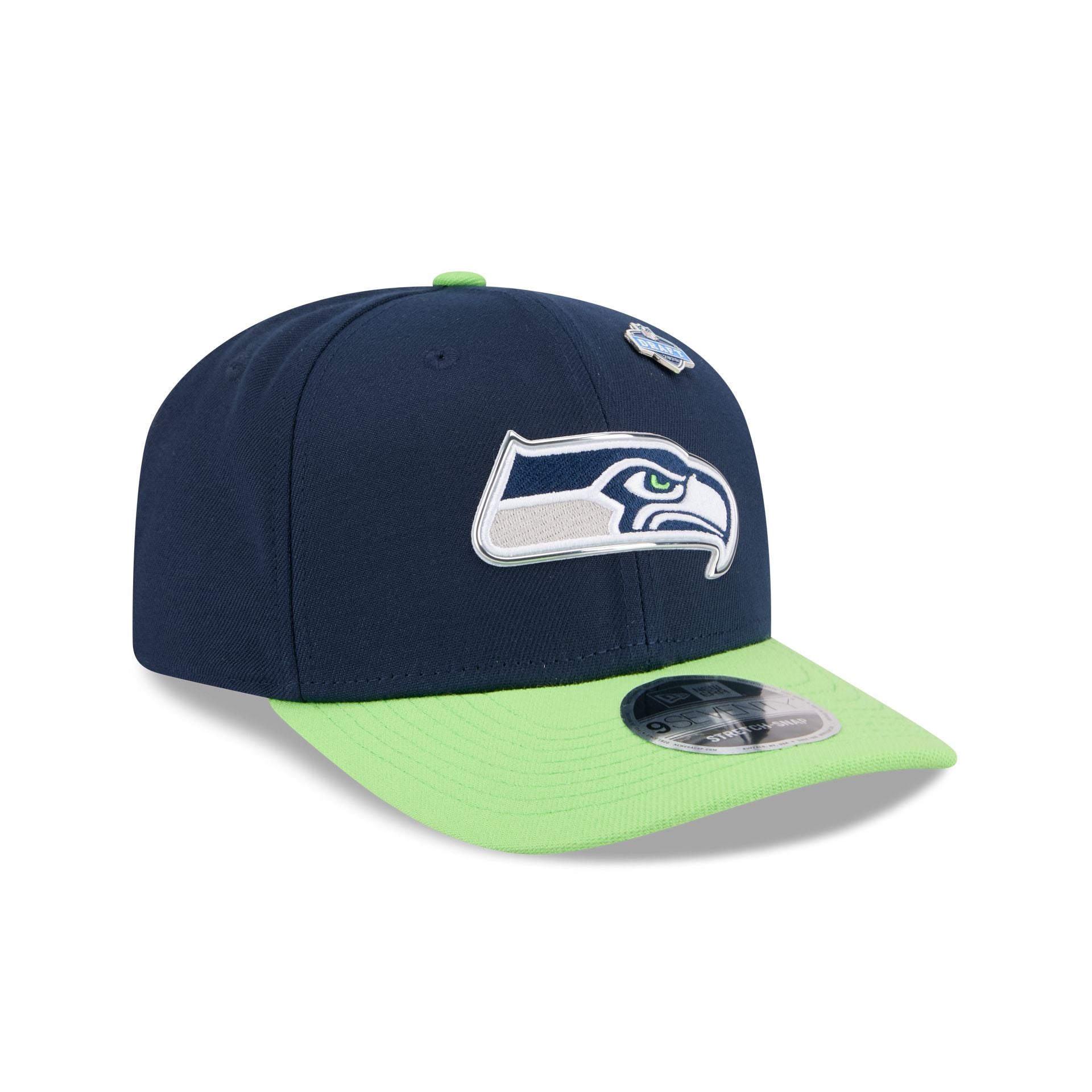 Seattle Seahawks 2026 Draft 9SEVENTY Stretch-Snap Hat – New Era Cap