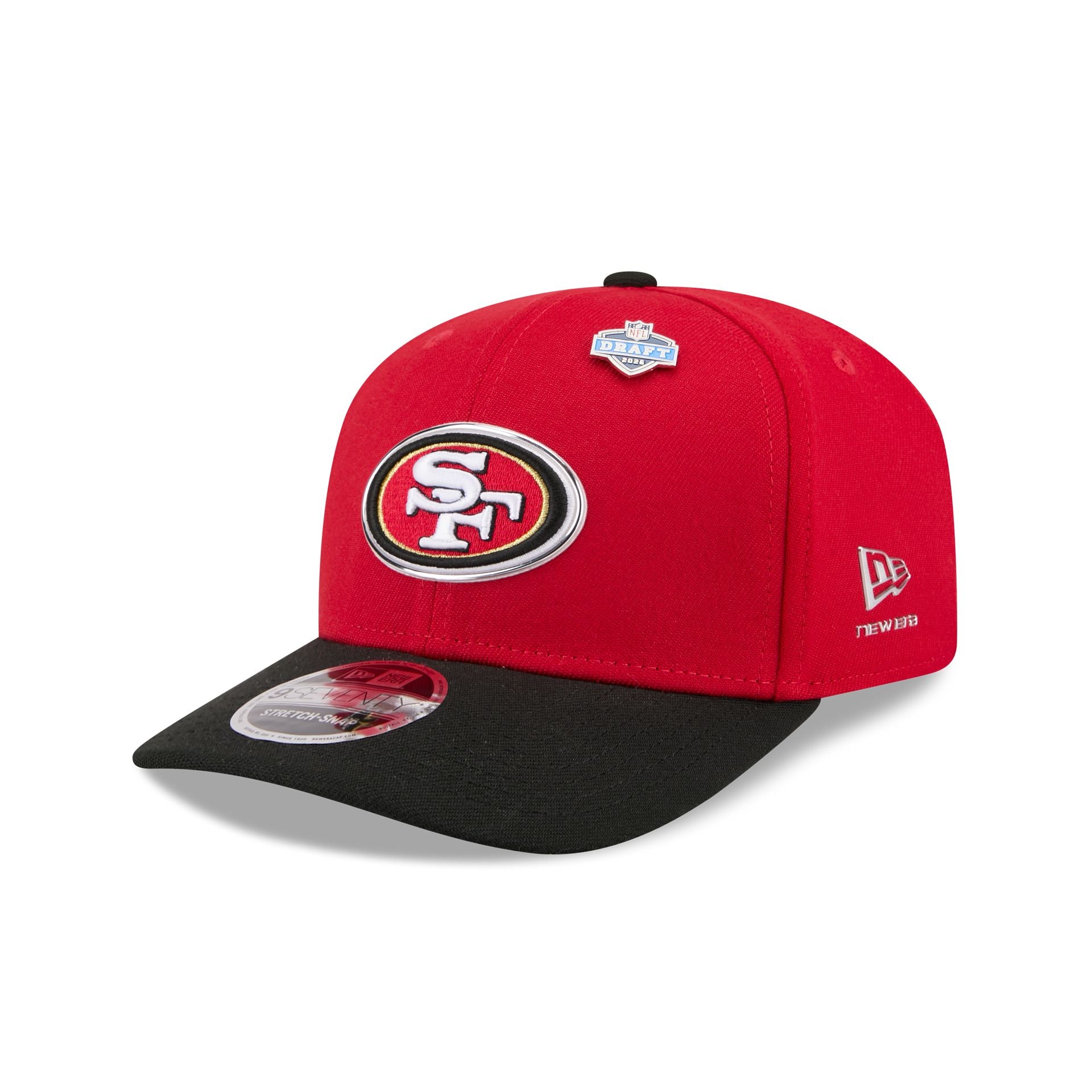 San Francisco 49ers 2026 Draft 9SEVENTY Stretch-Snap Hat