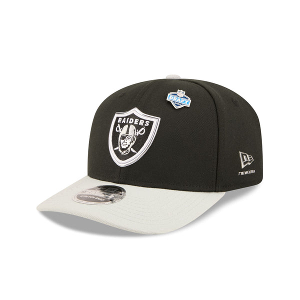 Las Vegas Raiders 2026 Draft 9SEVENTY Stretch-Snap Hat – New Era Cap