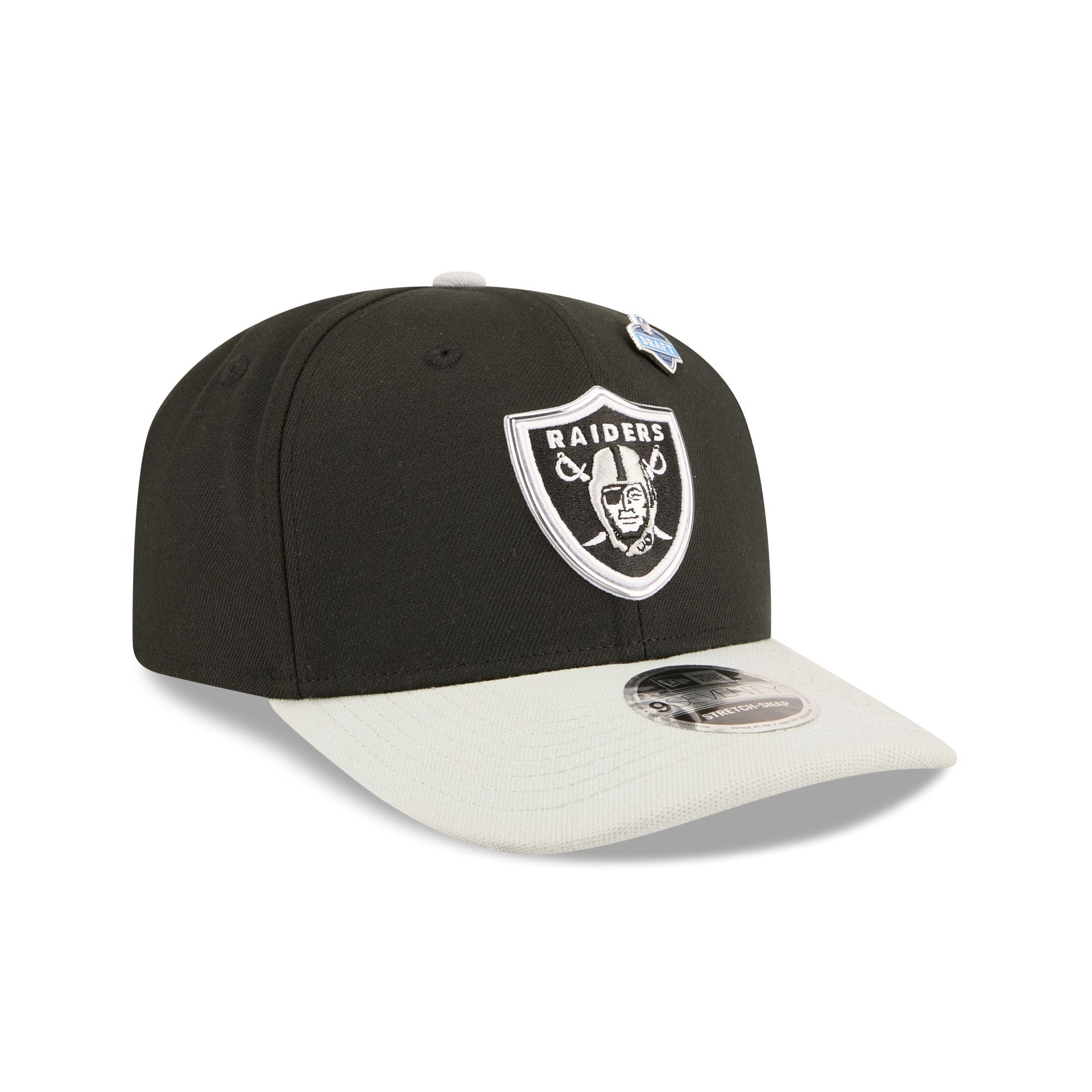 Las Vegas Raiders 2026 Draft 9SEVENTY Stretch-Snap Hat – New Era Cap