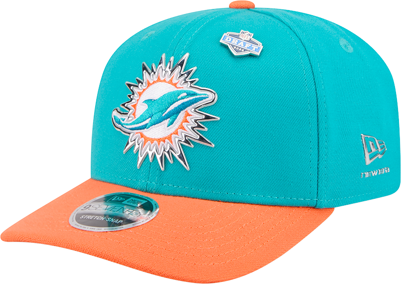 Miami Dolphins 2026 Draft 9SEVENTY Stretch-Snap Hat